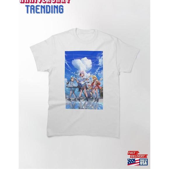 Blue Archive Cover Image Classic Tshirt Unisex - Picture 1 of 4